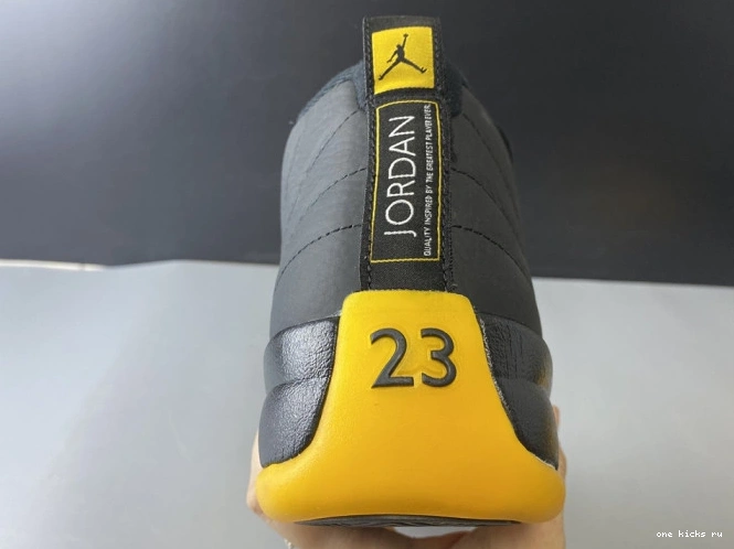 Chep Onekick Jordan University 130690-070 Retro 12 Black Air Gold 0819